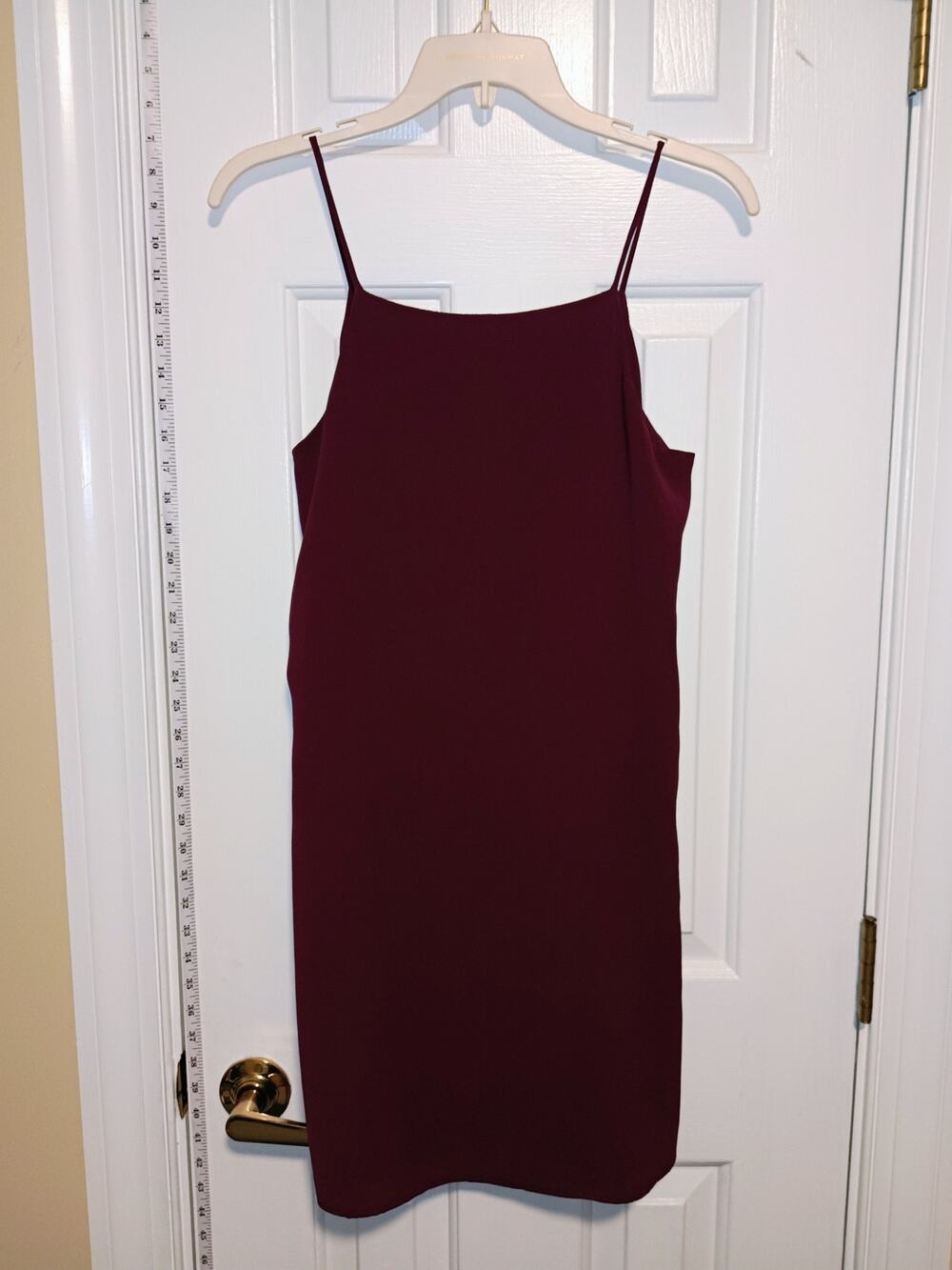 Eight Sixty - Women's Plum Polished Trapeze Shift Dress - Sz XS - EUC